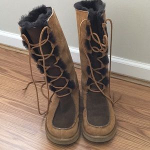Tall wrap ugg boots